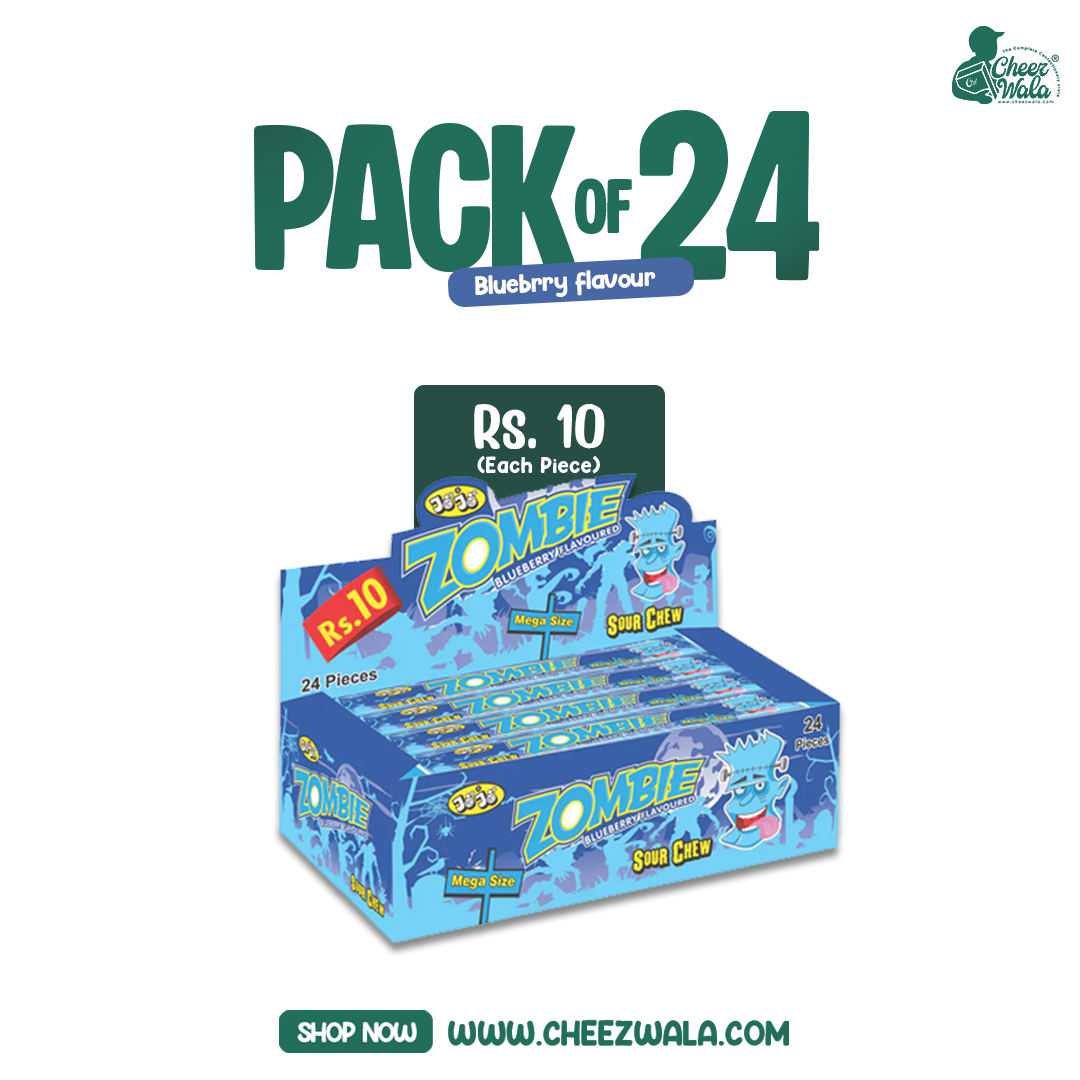 Jojo | Zombie Mega Size Blue Berry - Pack Of 24 (Rs. 10)