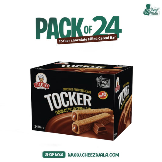 Elieto | Tocker Chocolate Filled Cereal Bar - Pack Of 24 (Rs.10)