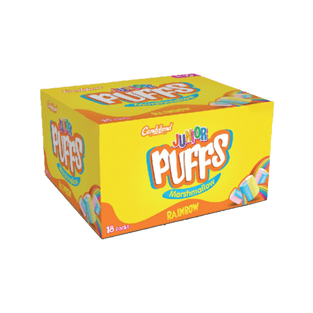 Candyland | Junior Puff Rainbow - Pack of 18