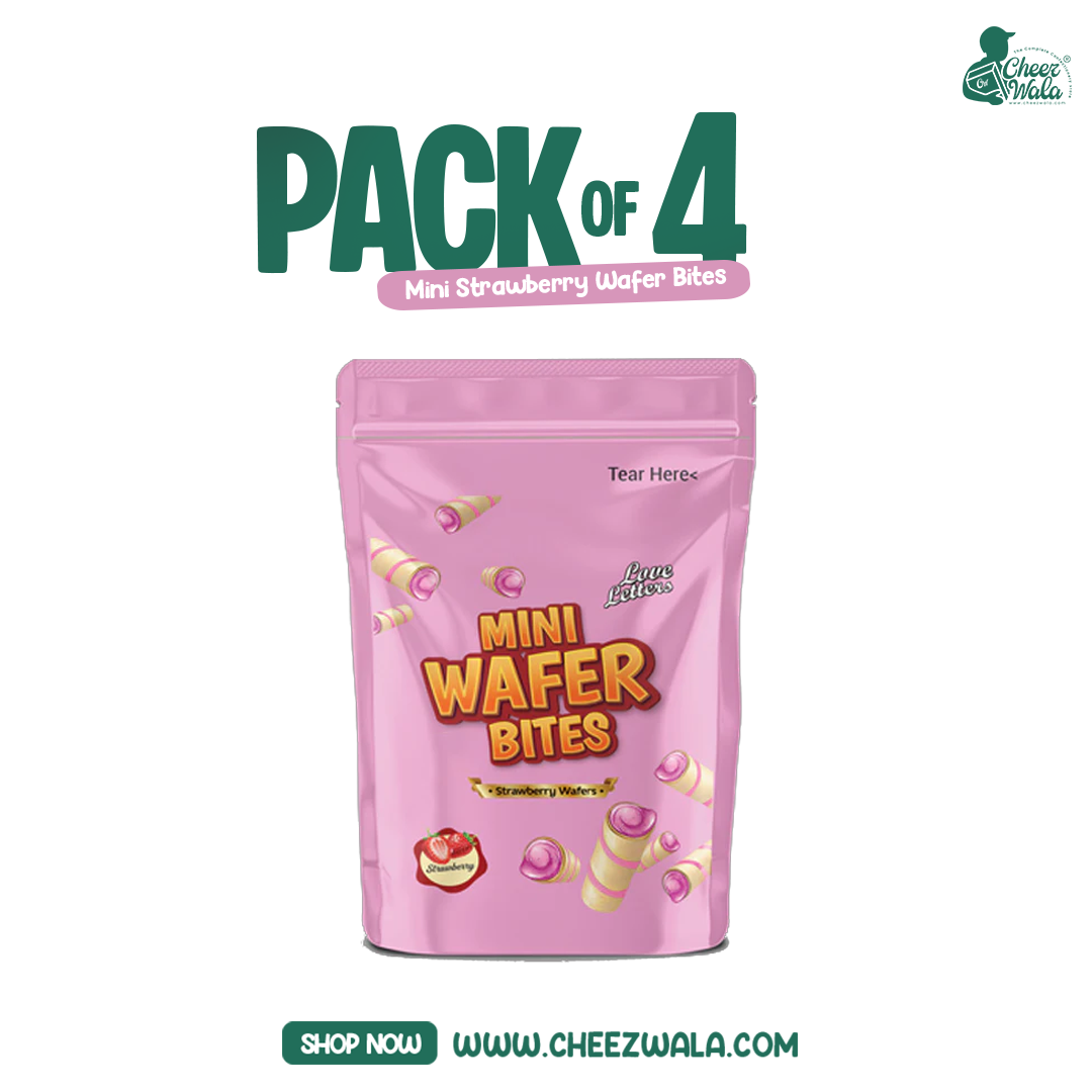 AP | Mini Wafer Bites Strawberry - Pack of 04