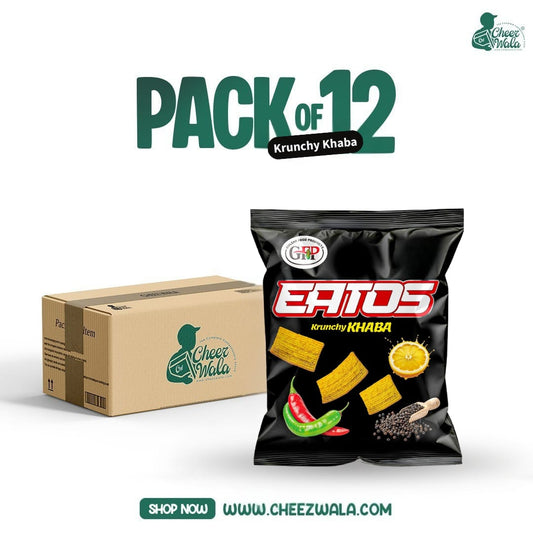 Gulzar Foods | Eatos Krunchy Khaba - Pack of 12 (Rs. 20)