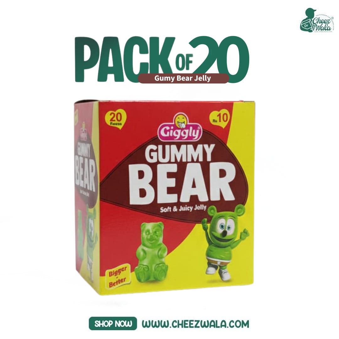 Giggly | Gummy Bear Jelly - Pack of 20