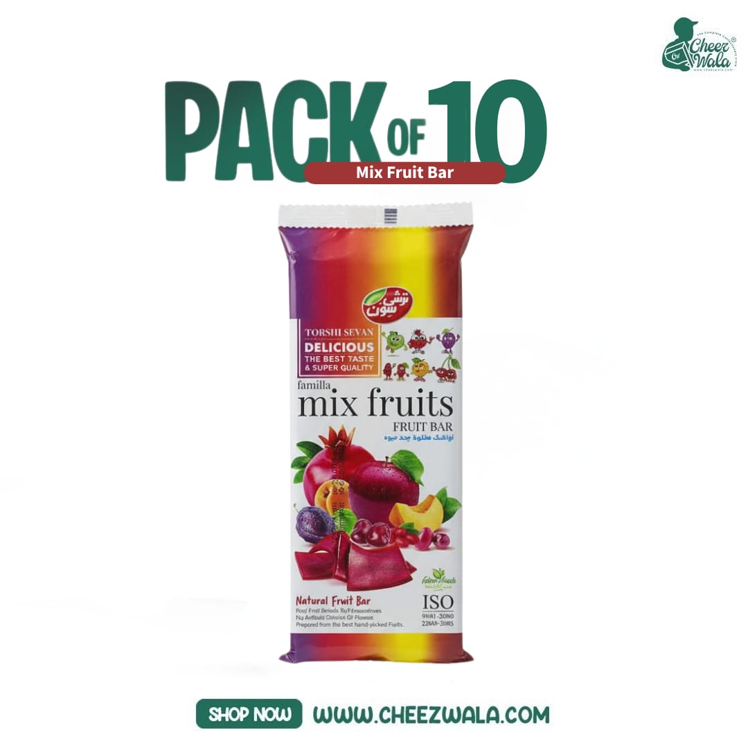 Torshi Sevan | Mix Fruits Fruit Bar - Pack of 10