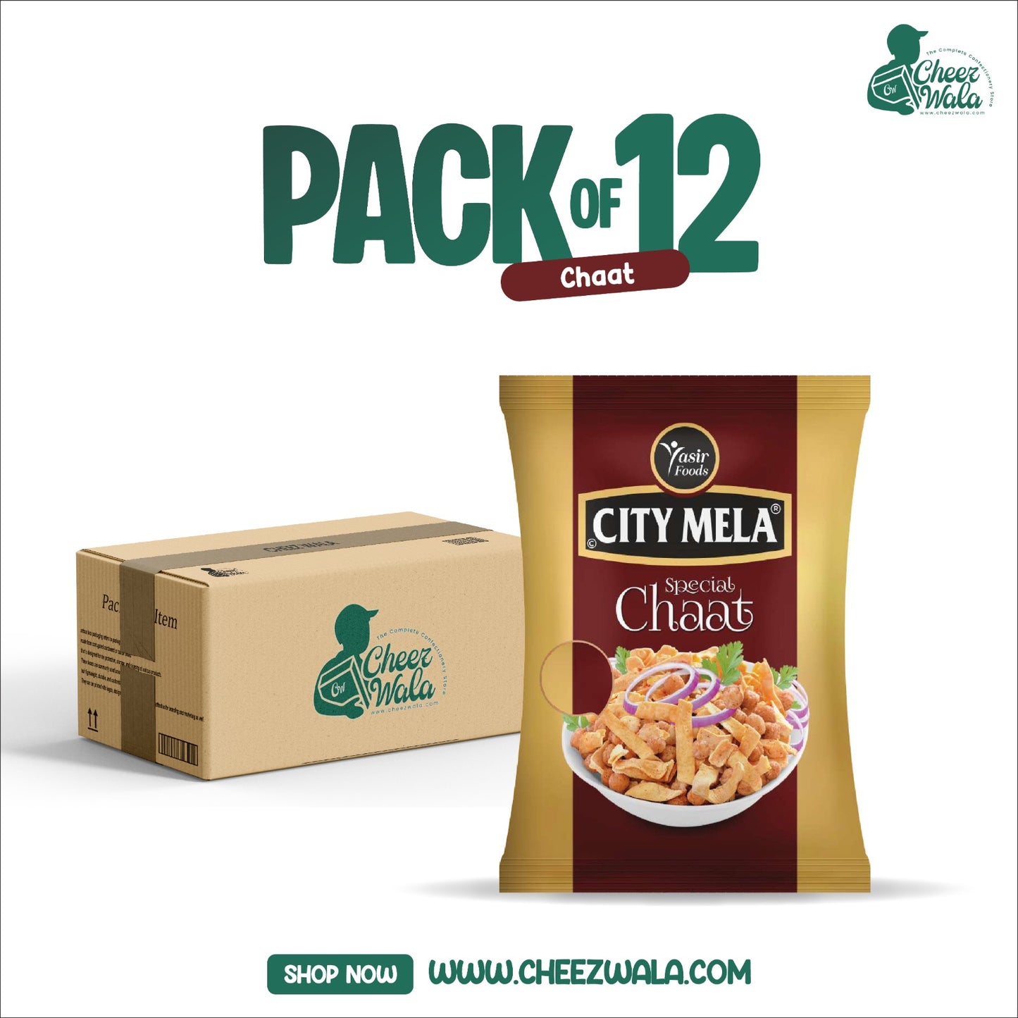 YAF | City Mela Special Chaat - Pack Of 12