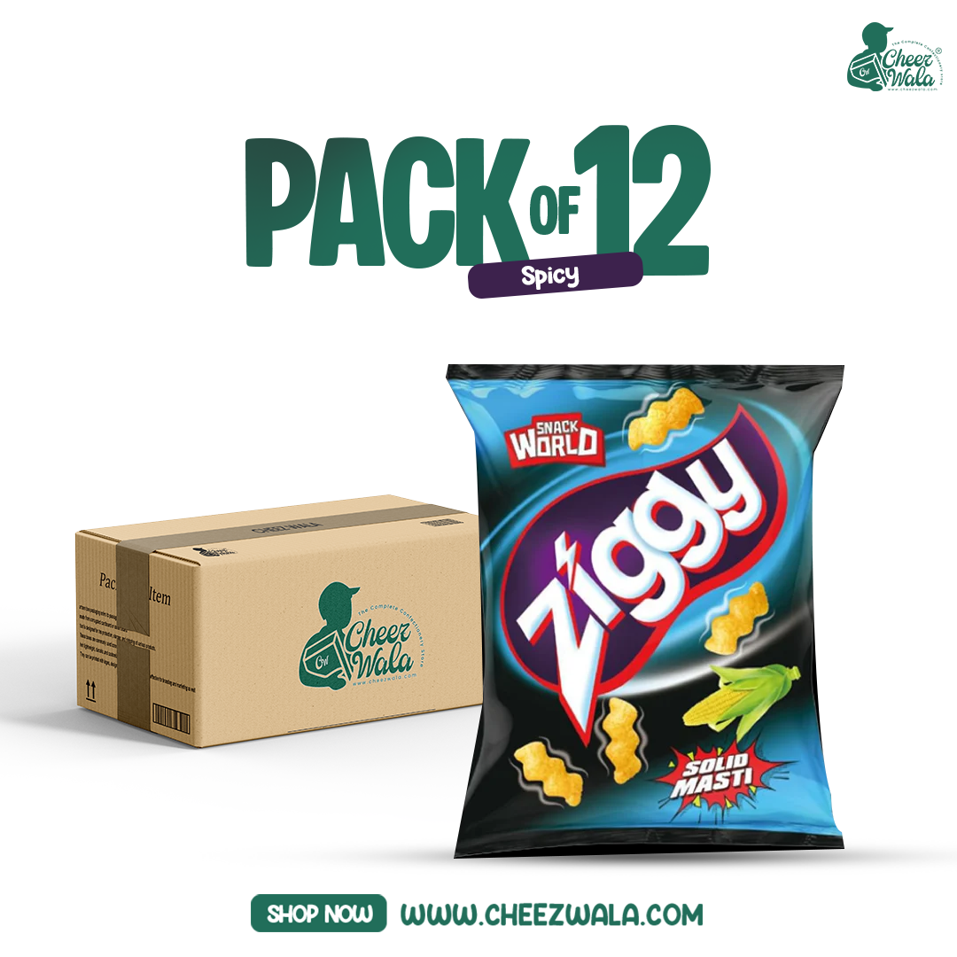 Snack World | Ziggy Solid Masti Jumbo - Pack Of 12
