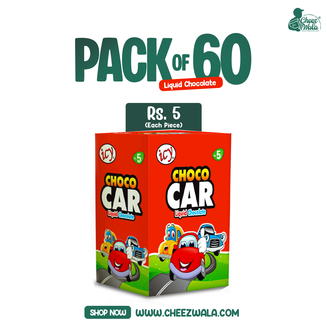 Icy | Choco Car Box - Pack Of 60 (Rs.5)