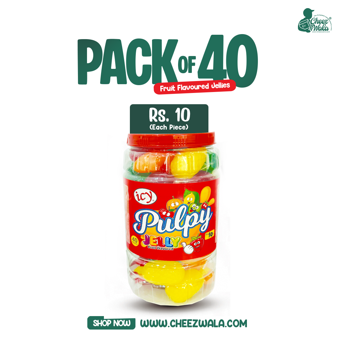 Icy | Pulppy Jelly - Pack Of 40 (Rs.10)