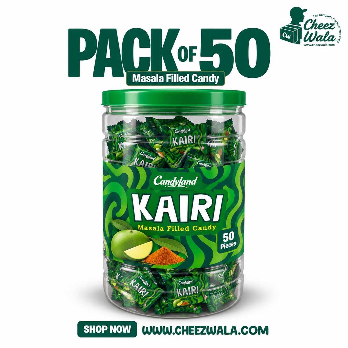 Candyland | Kairi Masala Candy - Pack of 50