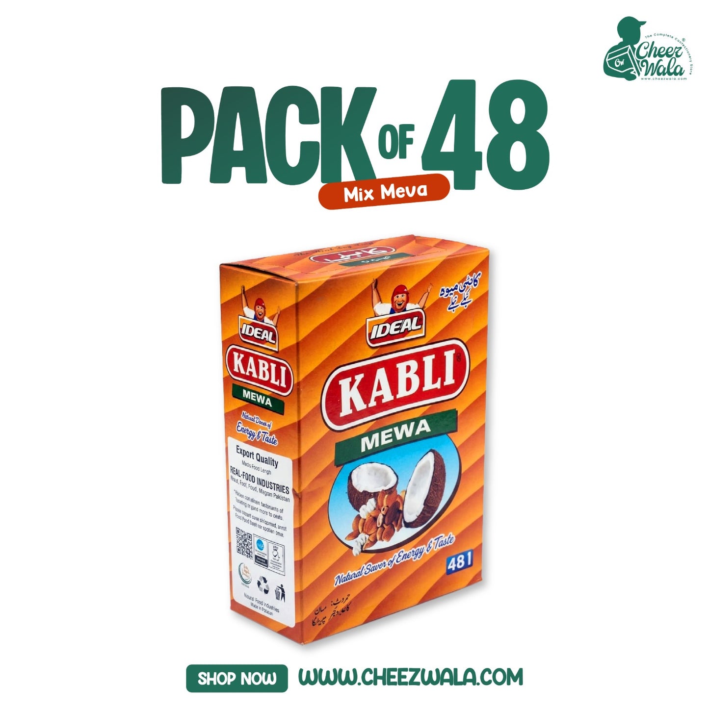 Ideal | Kabli Mewa - Pack Of 48