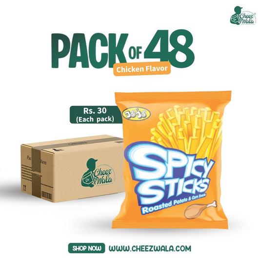 Jojo | Spicy Sticks Chicken - Pack Of 48 (Rs.30)