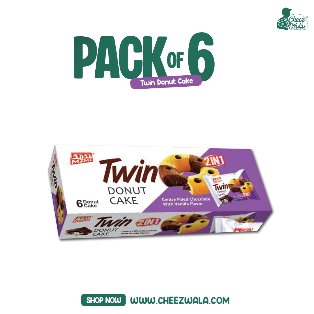 Mzmz | Twin Donut Cake - Pack of 06 (Rs. 50)