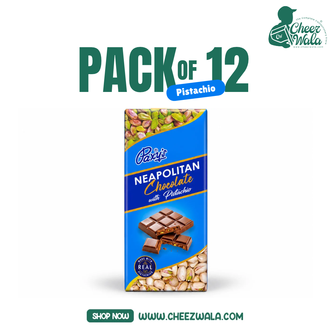 Paxy | Neapolitan Chocolate with Pistachio - Pack of 12