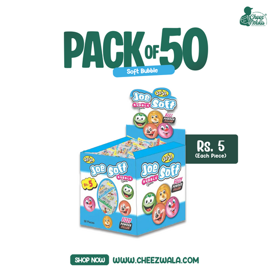 Jojo | Joe Soft Bubble - Pack Of 50 (Rs. 5)