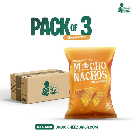 Macho Nachos Cheesesome 38gms - Pack of 03
