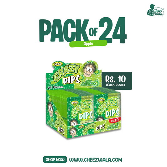 Jojo | Crazy Dips Apple - Pack Of 24 (Rs. 10)