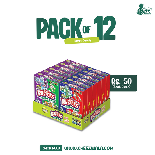 Jojo | Busters Tangy Candy Double Punch - Pack Of 01 (Rs. 150)