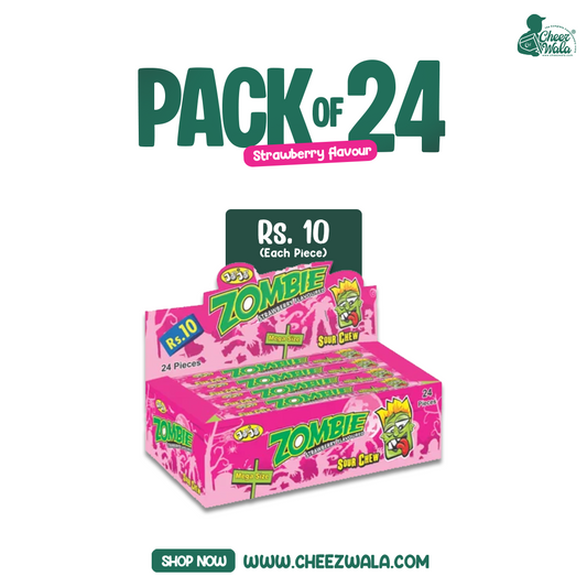 Jojo | Zombie Mega Size Strawberry - Pack Of 24 (Rs. 10)