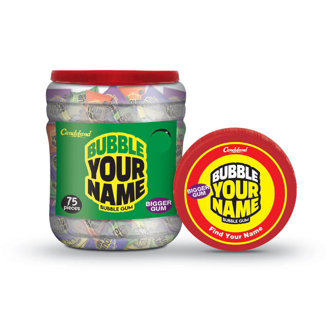 Candyland | Bubble Your Name - Pack Of 100