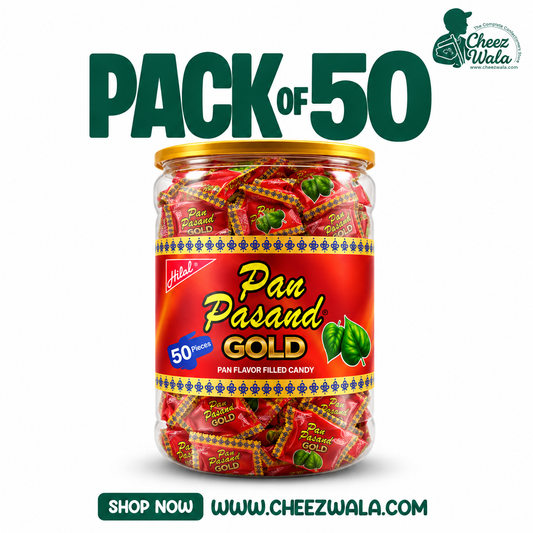 Hilal | Pan Pasand Gold Jar - Pack Of 50