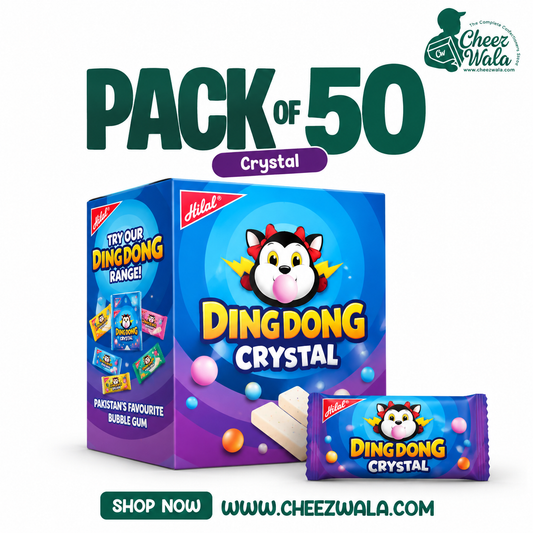 Hilal | Ding Dong Crystal Bubble Gum - Pack Of 50