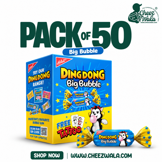 Hilal | Ding Dong Big Bubble - Pack Of 50