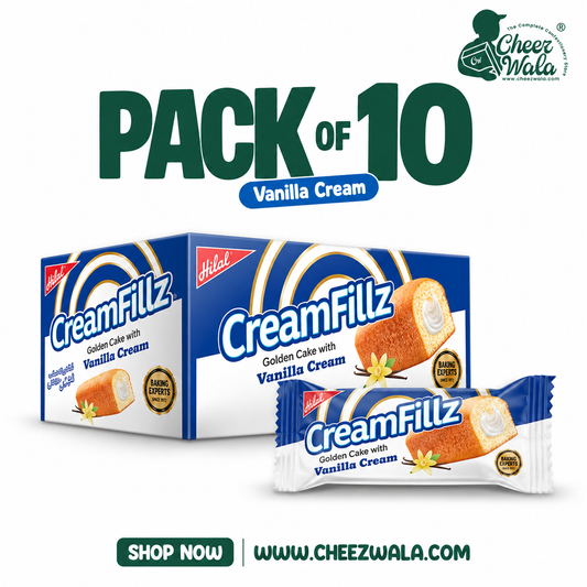 Hilal | Creamfillz Vanilla Cake - Pack Of 10