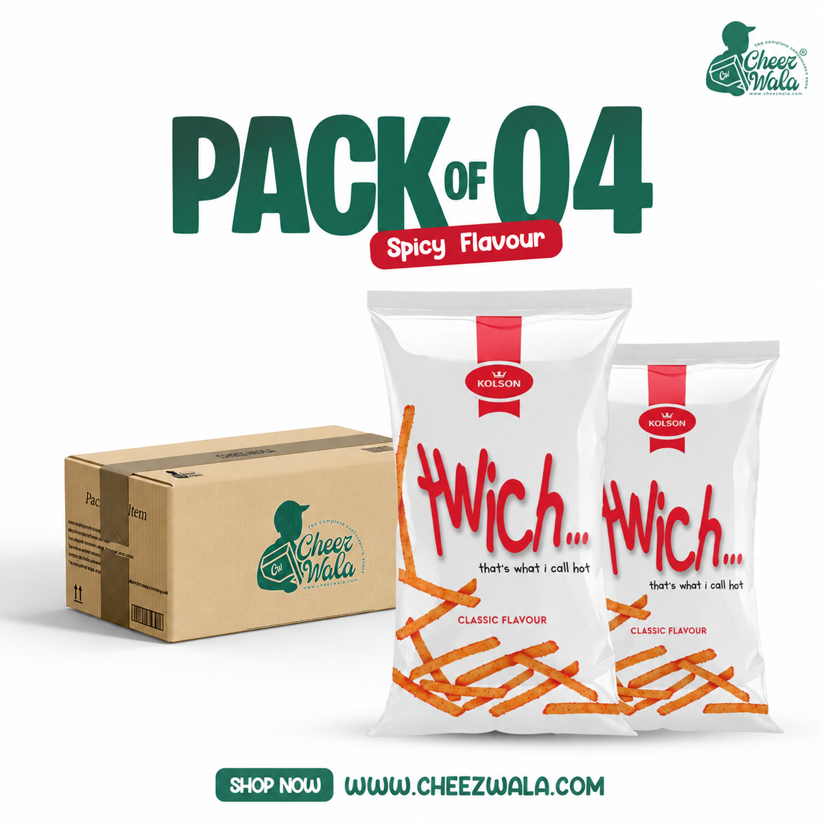 Kolson | Twich Classic Flavor Party Pack - Pack of 04