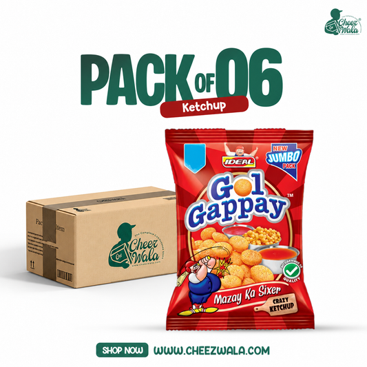 Ideal | Gol Gappa Jumbo Snacks - Pack Of 06