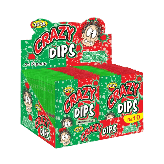 Jojo | Crazy Dips Watermelon - Pack Of 24 (Rs. 10)