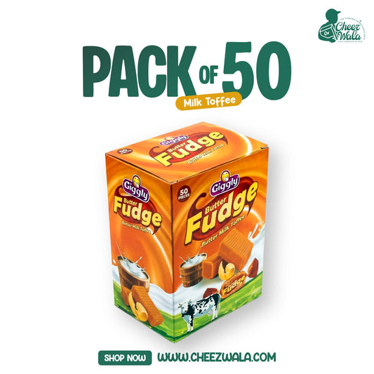 Giggly | Butter Fudge - Pack Of 50