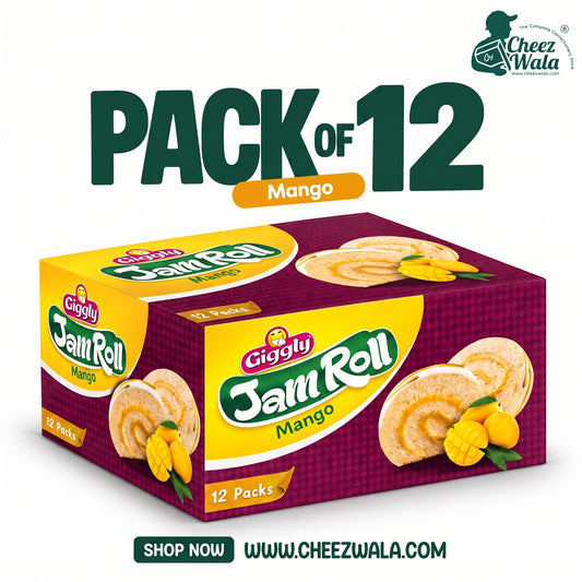 Giggly | Jam Roll Mango - Pack Of 12