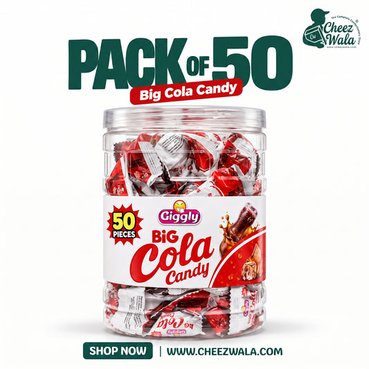 Giggly | Big Cola Candy Jar - Pack Of 50