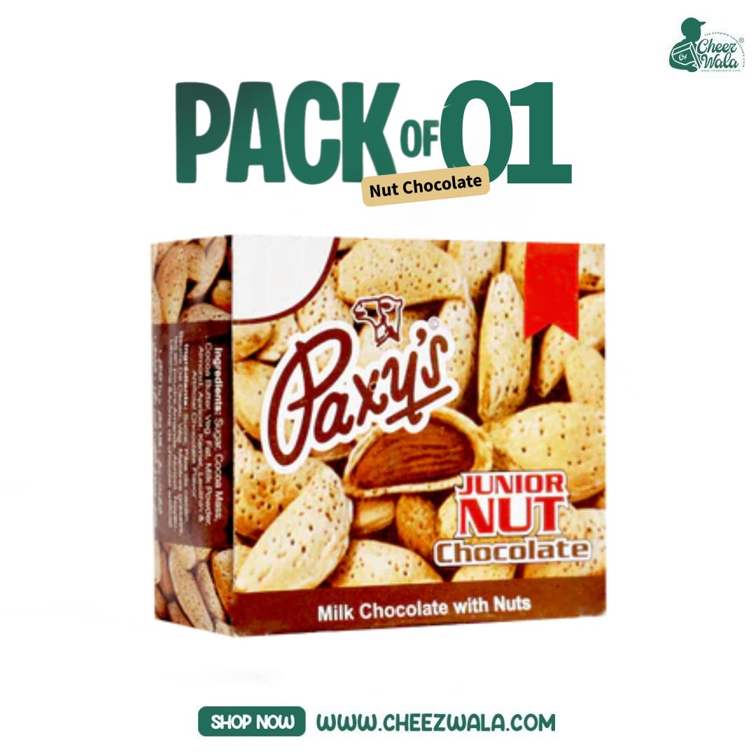 Paxy | Nut Chocolate Full Cream Bar - Pack of 01