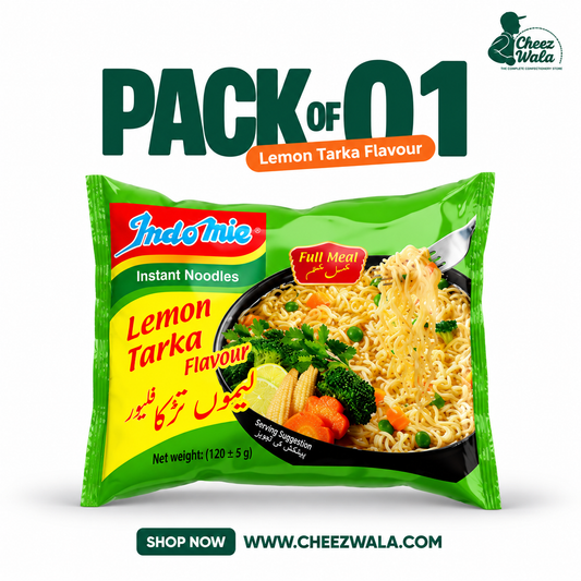 Indomie | Lemon Tarka Flavor Noodles 120gms - Pack of 01