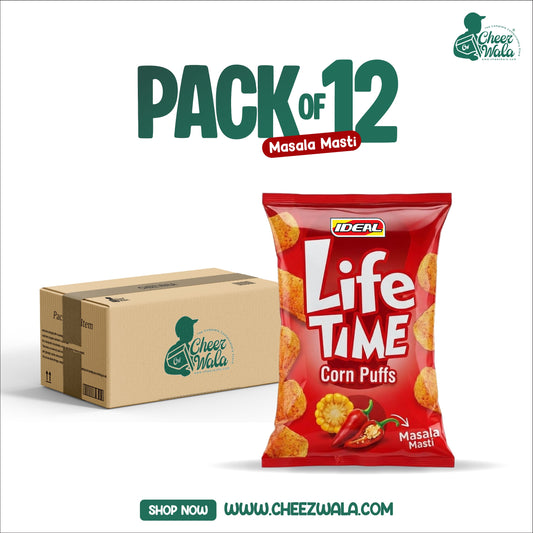 Ideal | Life Time Corn Puffs - Pack Of 12