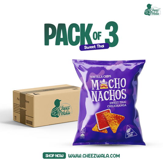 Macho Nachos Sweet Thai 38gms - Pack of 03