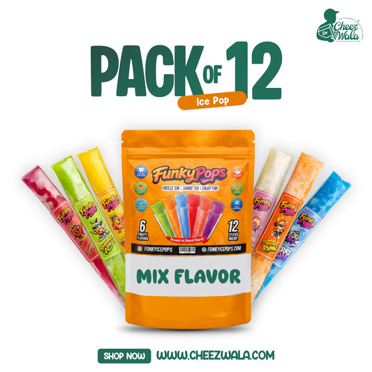 Funky | Ice Pops Mix Flavors - Pack of 12