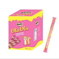 Daffy | Ola Ola Stick Strawberry - Pack of 24 (Rs.10)