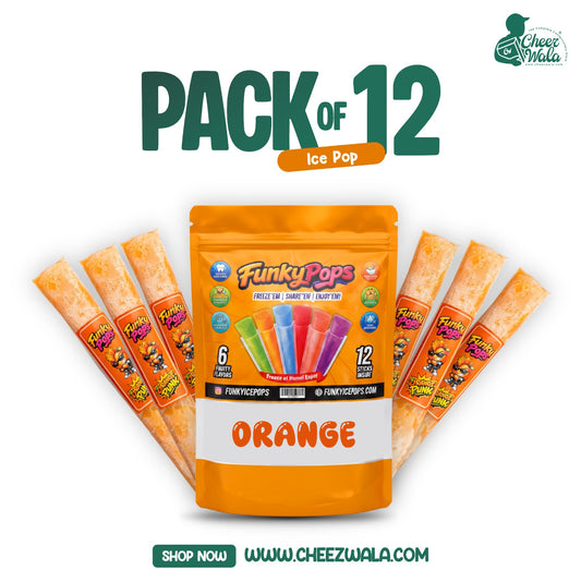 Funky | Ice Pops Orange Flavors - Pack of 12