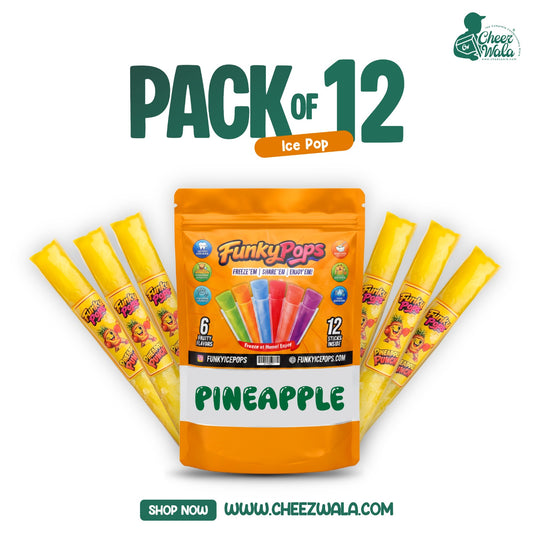 Funky | Ice Pops Pineapple Flavors - Pack of 12