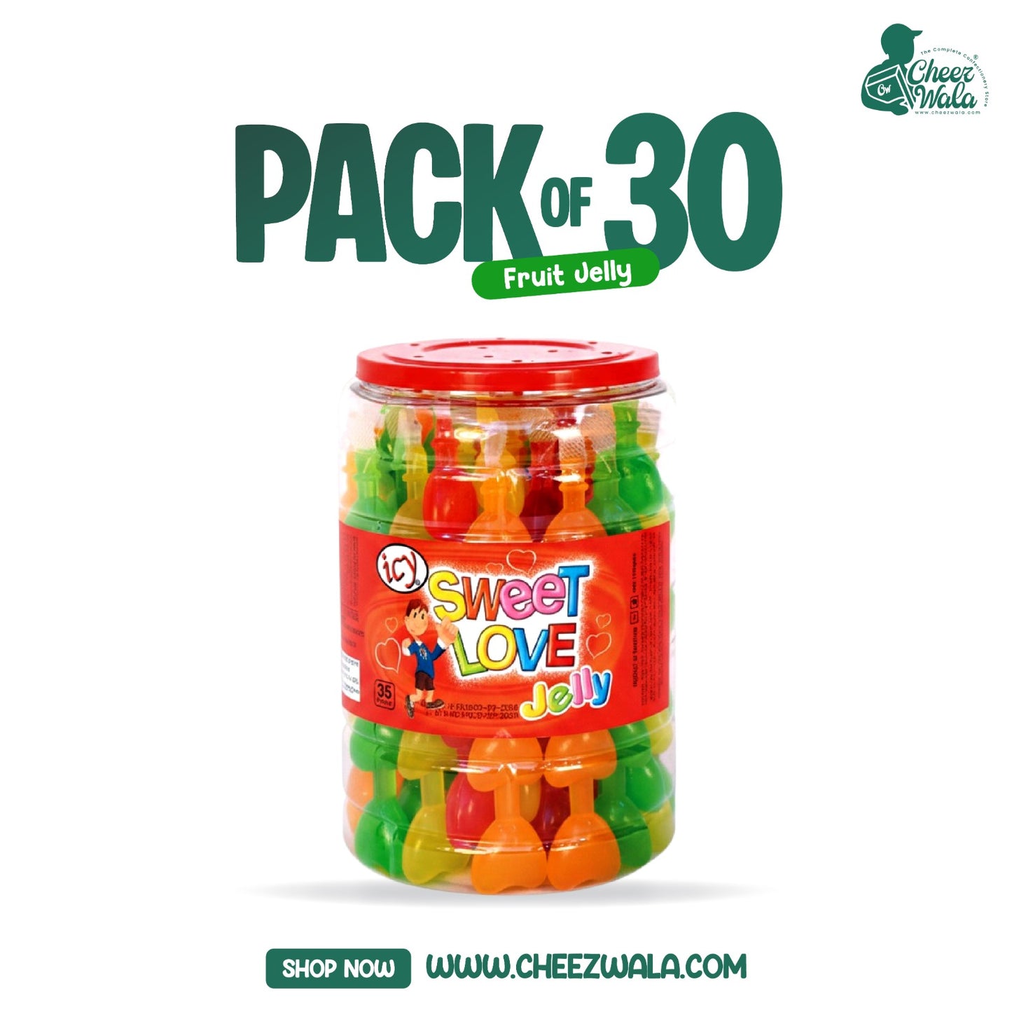 Icy | Sweet Love Jelly - Pack Of 30 (Rs.10)