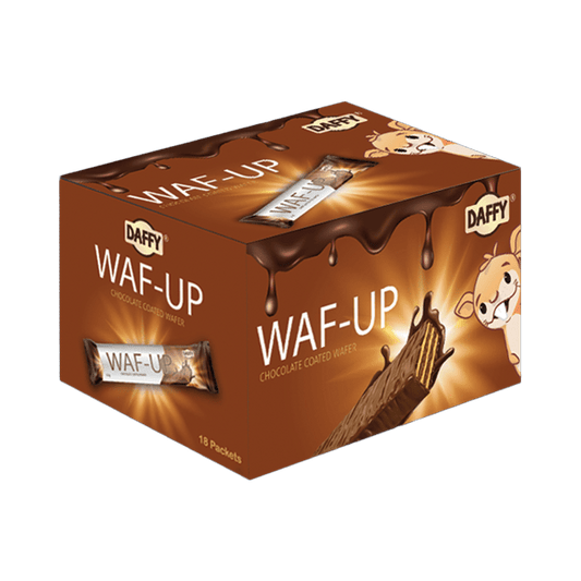 Daffy | Waf-Up Chocolate Coated Wafer - Pack Of 18 (Rs.10)
