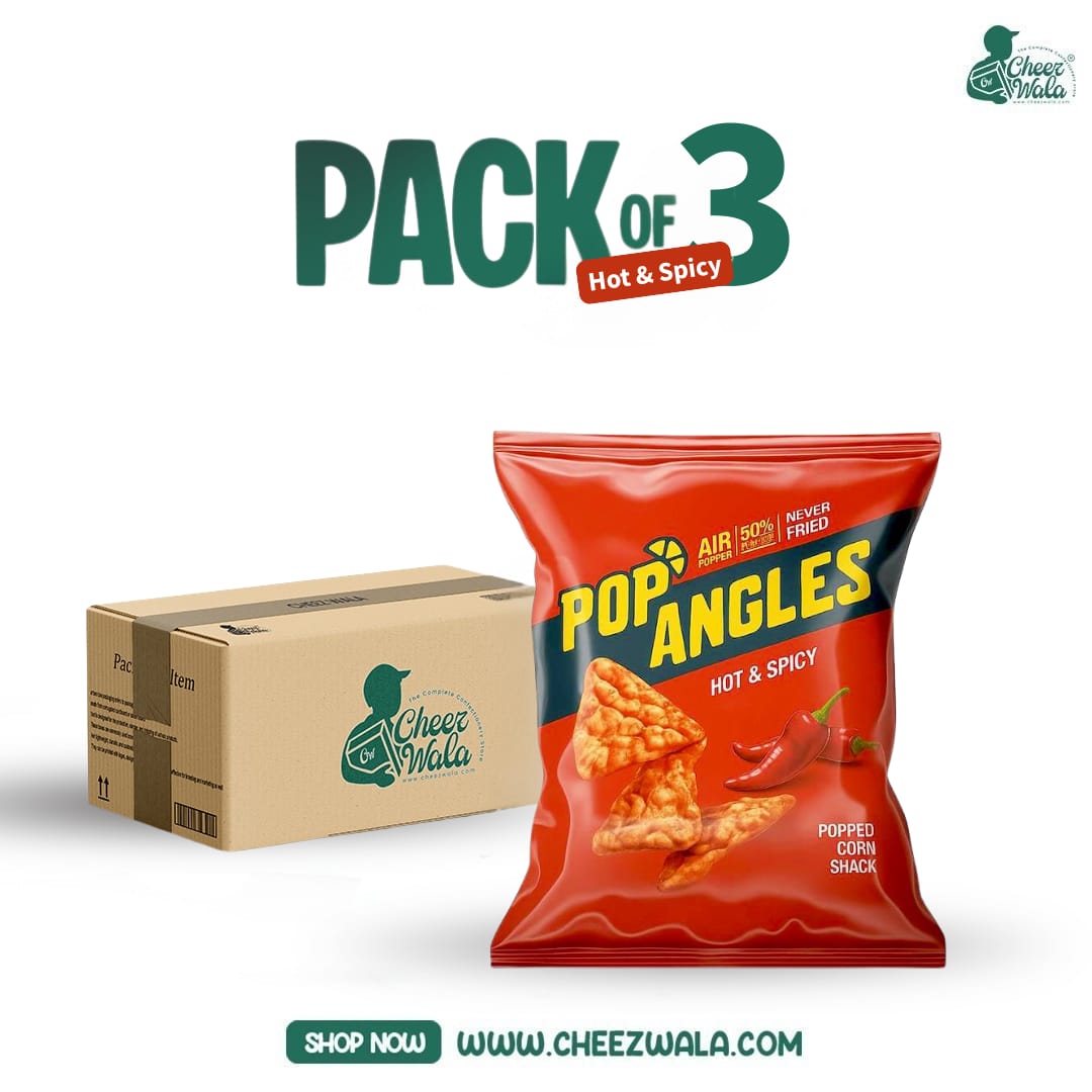 Pop Angles Hot 40gms - Pack of 03