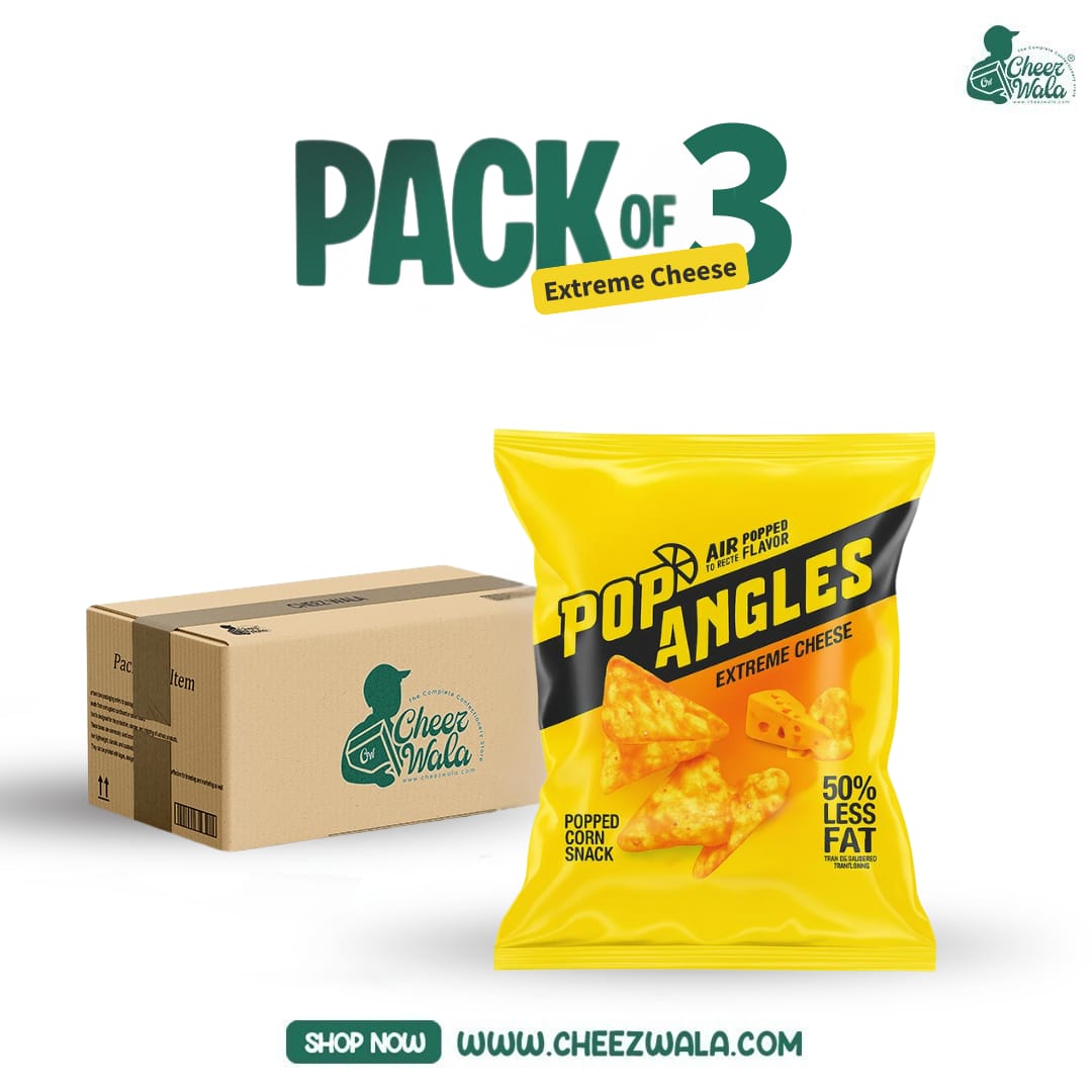 Pop Angles Cheese 40gms - Pack of 03