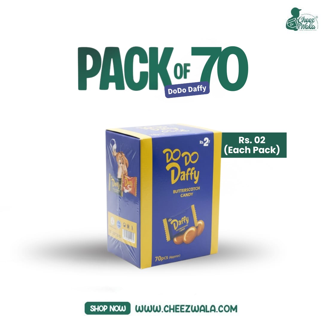 Daffy | Do Do Daffy Butter Scotch (Rs. 02) - Pack of 70