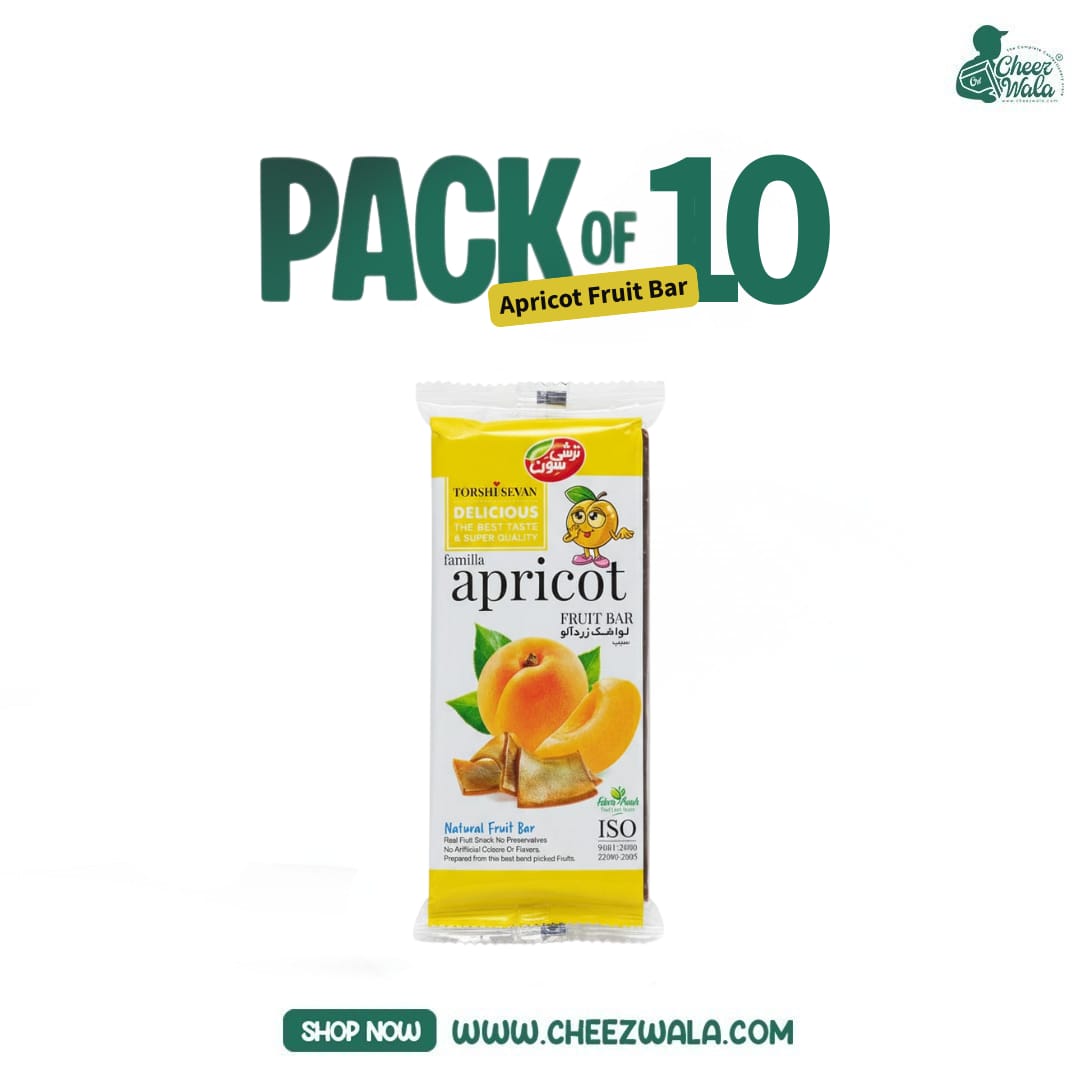 Torshi Sevan | Apricot Fruit Bar - Pack of 10