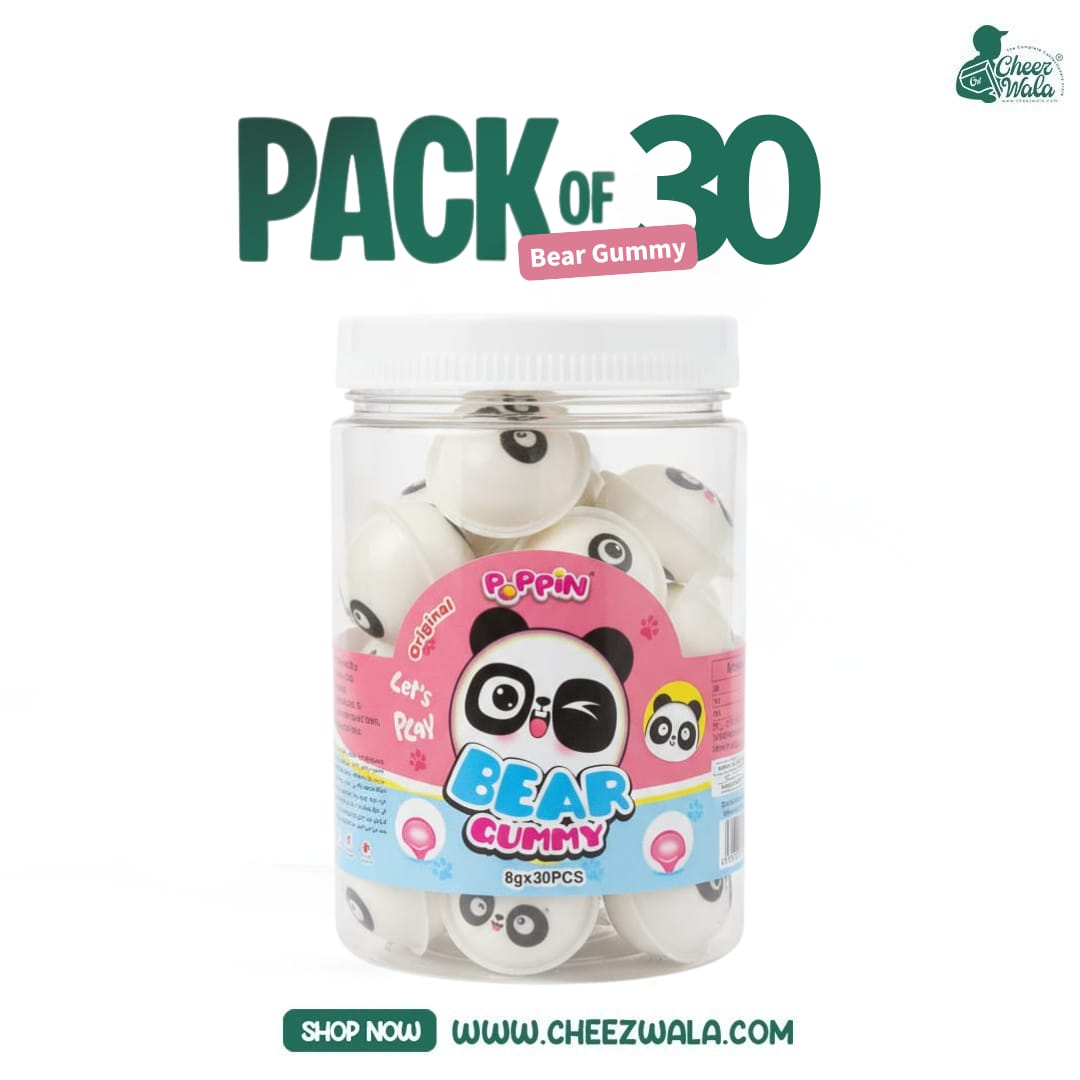 Poppin | Bear Gummy Jar - Pack of 30