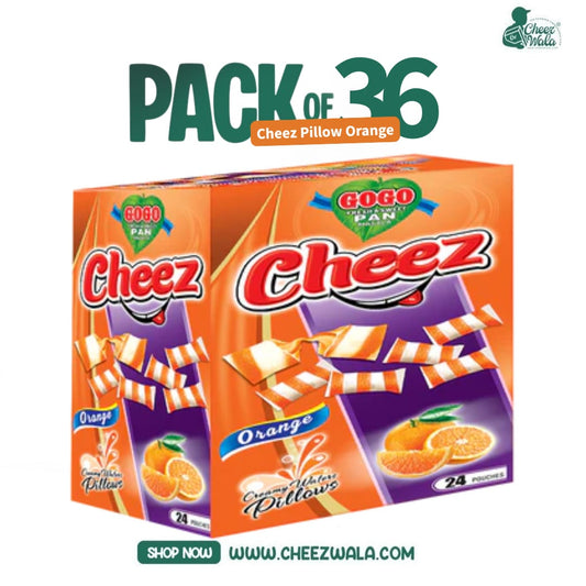 Gogo | Cheez Pillow Orange - Pack Of 36