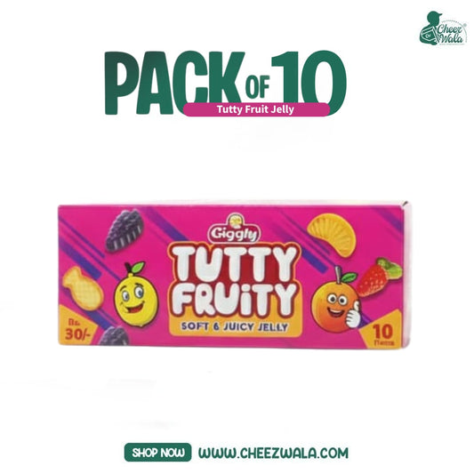 Giggly | Tutti Fruity Jelly Tray - Pack of 10