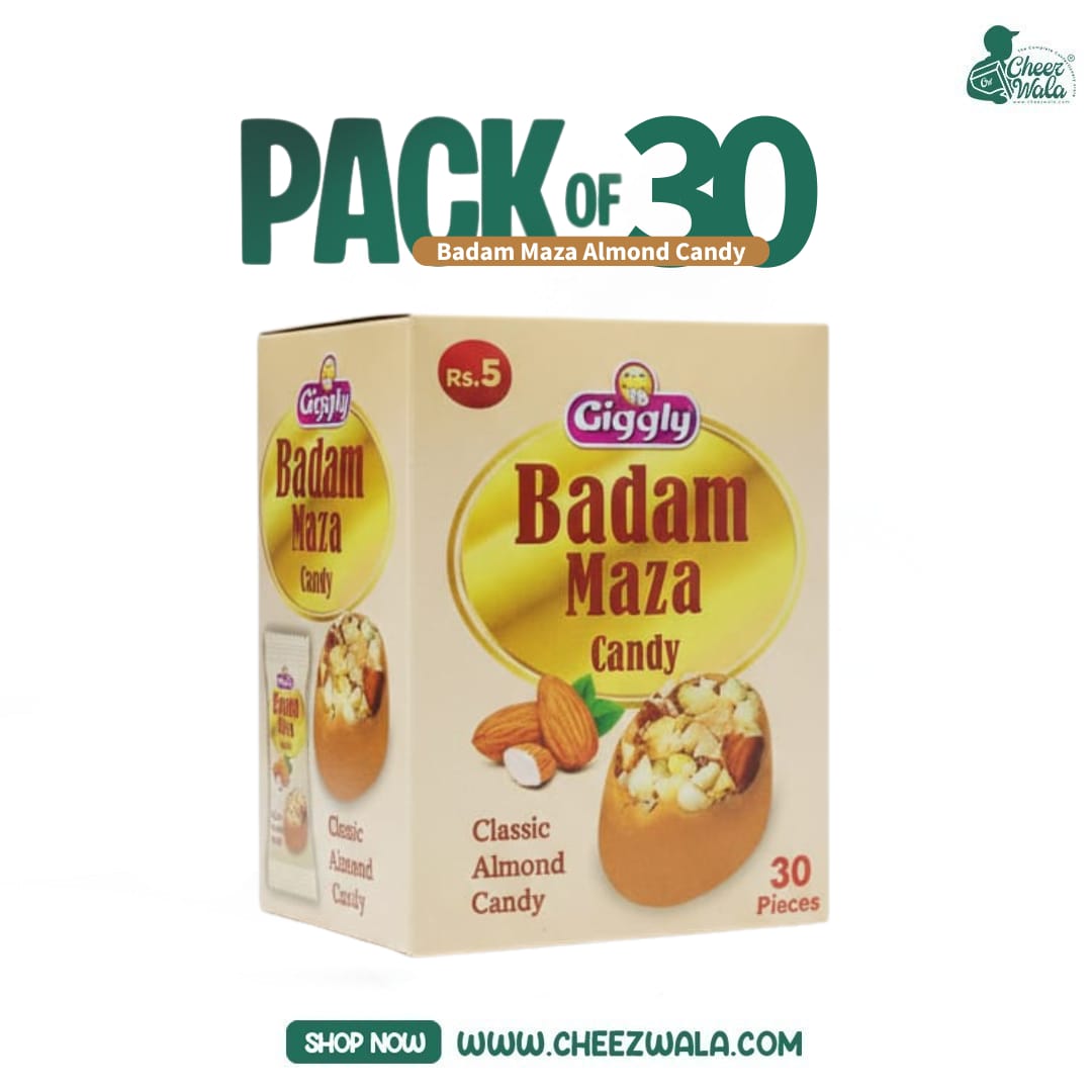 Giggly | Badam Maza Almond Candy - Pack Of 30